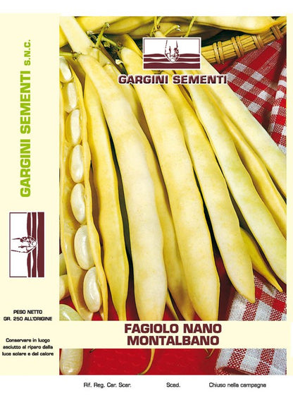 Semi di Fagiolo Montalbano 250 gr Gargini Sementi